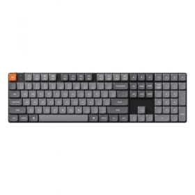 Tastatura mecanica fara fir cu profil redus Keychron K5 Max QMK/VIA Retroiluminare alba Comutator maro