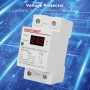 Resigilat  Releu siguranta digitala  de protectie tensiune, Sinotimer, 40A, 230V, SVP-60L, recuperare automata