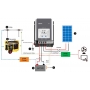 Regulator/controler solar EPEVER, model MPPT 60A, 48V/36V/24V/12V maxim 150V, 3000W, TRACER6415AN