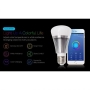 Bec LED RGB, Dimabil, E27, control wireless, Sonoff B1, multicolor, cotrolabil din telefon sau Google Home, Alexa.