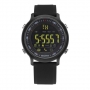 EX18 Smartwatch, pedometru, ceas de mana, Bluetooth, waterproof, negru