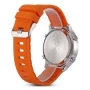 EX18 Smartwatch pedometru, ceas de mana, Bluetooth, waterproof, portocaliu