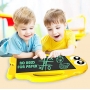 Tableta LCD Pyramid®, 8.5 inch, scris si desenat pentru copii, culori multiple, galben, K700