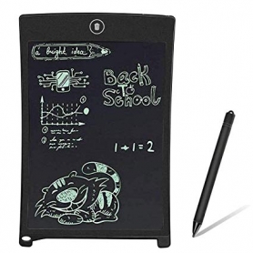 Tableta LCD Pyramid®, 8.5 inch, scris si desenat pentru copii, culori multiple, culori multiple, negru, H8S
