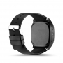 Smartwatch din silicon T8, alarma sedentara, notificari SMS/apeluri, calendar, pedometru, anti-pierdere, negru