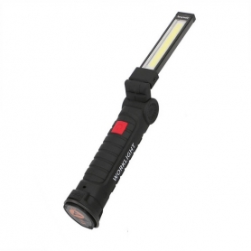 Lanterna de lucru portabila LED, reincarcabila prin USB, magnetica, plabila,cu 3 moduri de iluminare, dimensiune mare