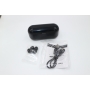 Casti bluethoot TWS, cutie de incarcare cu afisaj, F9, 5.0, negru, atingere tactila