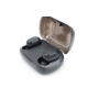 Casti bluetooth L21 TWS, 5.0, control tactil, 350mAh, negru, impermeabile, microfon inclus, functie de reducere a zgomotului