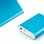 Carcasa de aluminiu pentru Power Bank DS7654 cu 4 baterii acumulator tip 18650 si un port USB, albastru