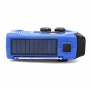 Radio portabil camping MD-088PLUS, cu dinam, calamnitati naturale, 3 moduri de incarcare, AM/FM, albastru
