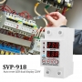 Releu siguranta digitala  de protectie tensiune, Sinotimer, 63A, SVP-918-63A, ecran dublu LED, recuperare automata