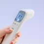 Termometru digital cu infrarosu, non-contact,  CK-T1502, cu alarma pentru febra, alb