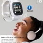 Smartwatch din silicon T8, alarma sedentara, notificari SMS/apeluri, calendar, pedometru, anti-pierdere, negru