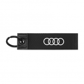 Breloc original pentru chei Audi Sport, 3182000200, negru