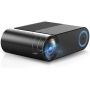 Mini videoproiector LED portabil, WIFI, PYRAMID®, 3500 Lumeni, HD 720P, pentru acasa, birou, scoala, home cinema, YG420