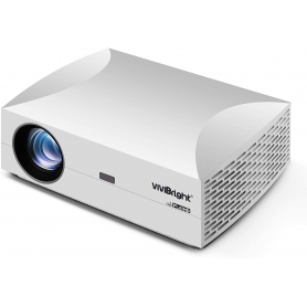 Videoproiector LED FULL HD, WIFI,1080P, 4800 lumeni, screen mirroring, home theater LCD, jocuri, prezentari,alb,F30WIFI