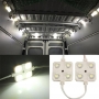 Set kit de 40 leduri interioare pentru camioane, 10 module, lumina alba rece, Sprinter, Ducato, Transit, crafter, LEDINT