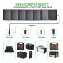 Panou solar portabil camping 18V - 40W, PYRAMID®, pliabil, cu 3 porturi USB si iesire DC pentru panou solar, PS-40-1