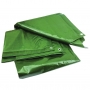 Prelata cu inele, PYRAMID®, 120 G/MP, 4 x 6 M, impermeabila, verde, PREL12