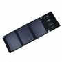 Panou solar 18V - 16W, PYRAMID, pliabil, portabil, cu 2 porturi USB, camping, drumetii, pescuit, PS-16