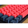 Set 61 butoane Royal Kludge PBT Double-Shot Keycaps, 61 taste, translucide, compatibile Cherry MX, US, Rosu/Negru, KC-11